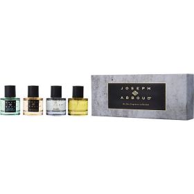 JOSEPH ABBOUD VARIETY by Joseph Abboud 4 PC COLLECTION WITH DARK WOODS & BESPOKE & MODERN GENTLEMAN & MOUNTAIN AND ALL ARE EAU DE PARFUM SPRAY 0.68 OZ