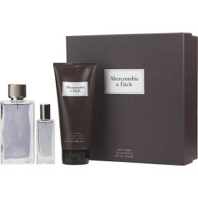 ABERCROMBIE & FITCH FIRST INSTINCT by Abercrombie & Fitch EDT SPRAY 3.4 OZ & HAIR AND BODY WASH 6.7 OZ & EDT SPRAY .5 OZ